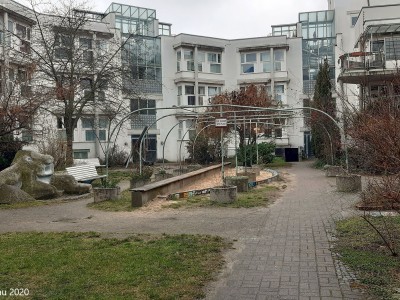 Gartenhof und Außenanlagen des LiMa-Wohnhofes
