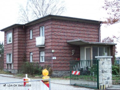 Pförtnerhaus, Waage, Einfriedung  Tiefwerderweg 13