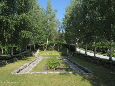 Garten des Landhauses 