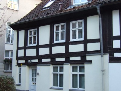 Wohnhaus, Seitenflügel, Quergebäude, Handwerkerhaus  Fischerstraße 42