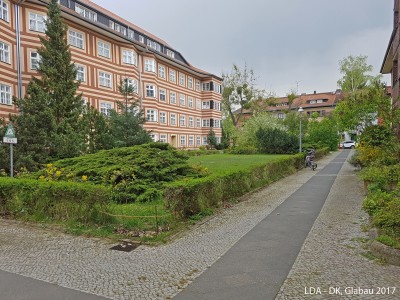 Blumenviertel mit Asternplatz, Begonienplatz, Eugen-Gerstenmaier-Platz und Hortensienplatz