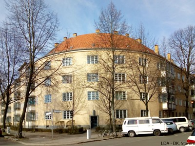 Siedlung  Puderstraße 4, 4A, 5, 5A, 6 Herkomerstraße 7, 8, 9 Stuckstraße 13, 14, 14A, 15, 16