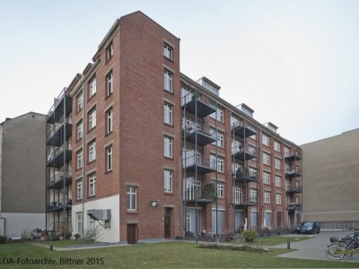 Mietshaus, Fabrikgebäude  Belziger Straße 35, 35A