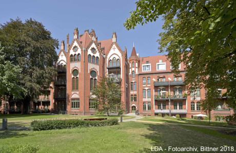 Krankenhausgarten des Klinikums Charlottenburg (Max-Bürger-Krankenhaus)