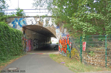 Eisenbahngewölbebrücke (Wegunterführung der Gütergleise)