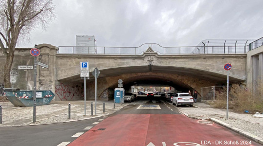 Eisenbahngewölbebrücken - Eisenbahnüberführung der Prinzregentenstraße