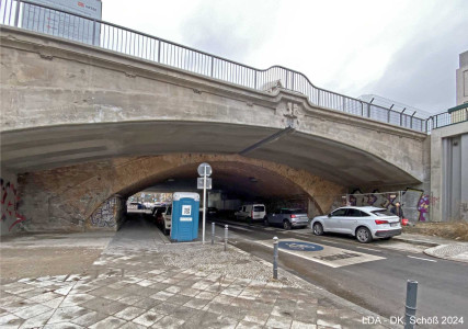 Eisenbahngewölbebrücken - Eisenbahnüberführung der Prinzregentenstraße