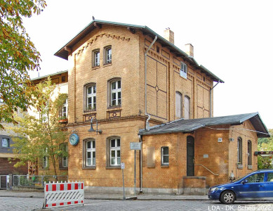 Empfangsgebäude der statatlichen Berlin-Blankenheimer Eisenbahn