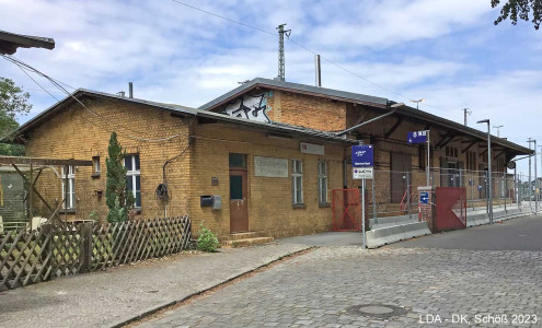 Güterschuppen des Güterbahnhofs Wannsee
