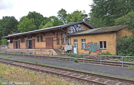 Güterschuppen des Güterbahnhofs Wannsee