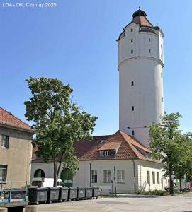 Kessel- und Maschinenhaus mit Wasserturm