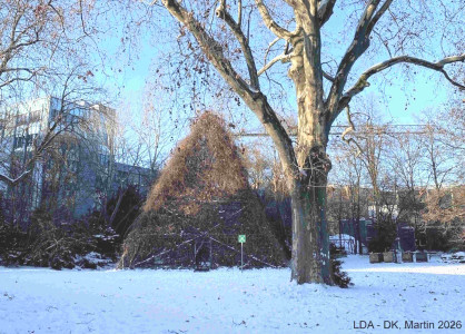 Pyramidenpavillon auf dem TU-Nordgelände