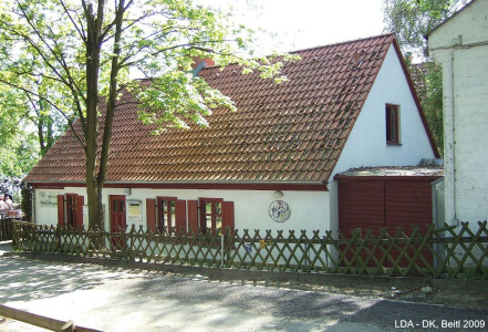 Büdnerhaus, Wohnhaus  Rohrsängersteig 1, 3 Imchenallee 44