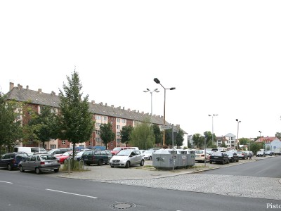 Gemeindeforum am Kreuzpfuhl, Gemeindebauten, Wohn-und Mietshäuser, Freiflächen