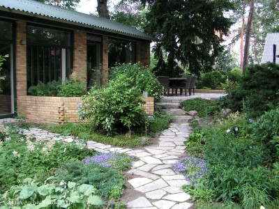 Garten des Hauses Dr. Vollberg