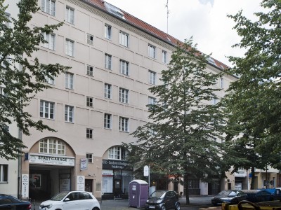 Mietshaus, Werkstatt, Tankstelle, Tiefgarage  Düsseldorfer Straße 68, 68A, 69