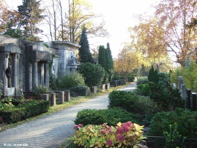Städtischer Friedhof Wilmersdorf, Belegungsflächen A, B, D