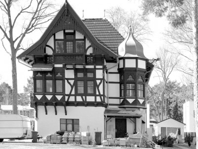 Wohnhaus, Einfriedungsportal  Hugo-Vogel-Straße 37 Braschzeile 